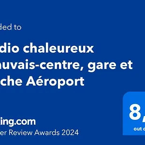 Chaleureux Beauvais-centre, Gare Et Proche Aéroport Appartamento